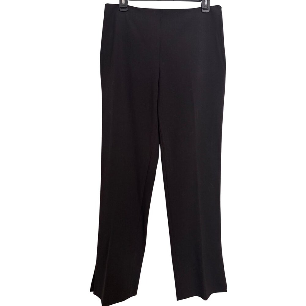 Halogen Black Dress size 8 Side Zip ankle Pants NWT Straight Leg
